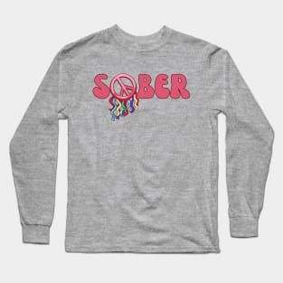 Funny Sober Valentine's Day | Addiction Recovery Long Sleeve T-Shirt